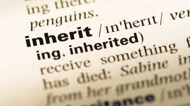 Inherit Definition