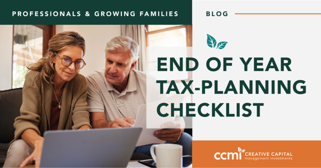 2022 Year-End Tax Planning Checklist - CCMI Creative Capital Management ...